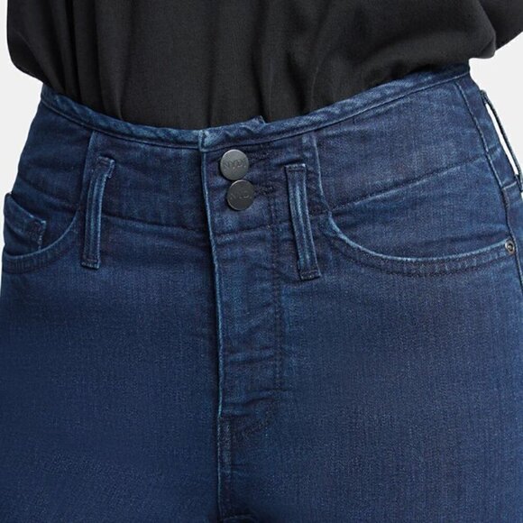 NWT NYDJ Women’s Blue‎ Chloe Capri Hollywood Jeans Mystique Size 14 - Picture 3 of 10